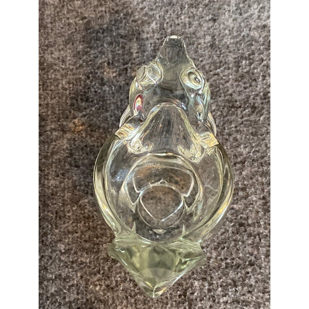 VTG Avon Candle Votive Holders Crystal Glass Squirrel Dove Lot of 2 - Picture 5 of 16
